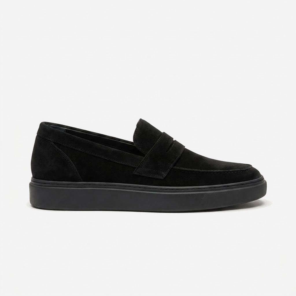Ritiely Suede Loafers Black 7 Cm