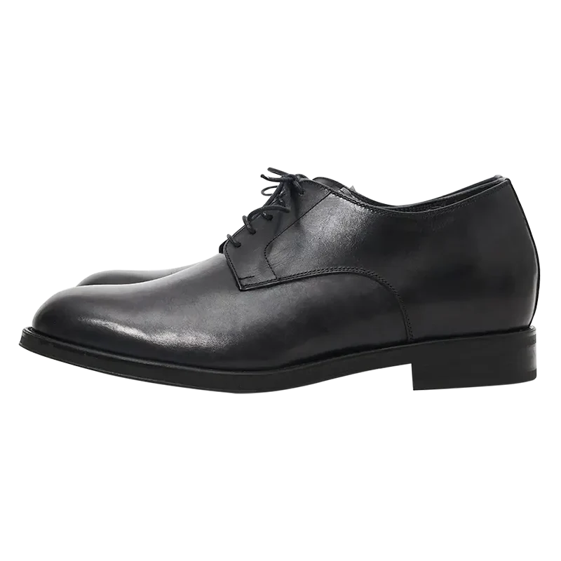Portofino — 7 Cm Elevator Dress Shoes, Black, Men's