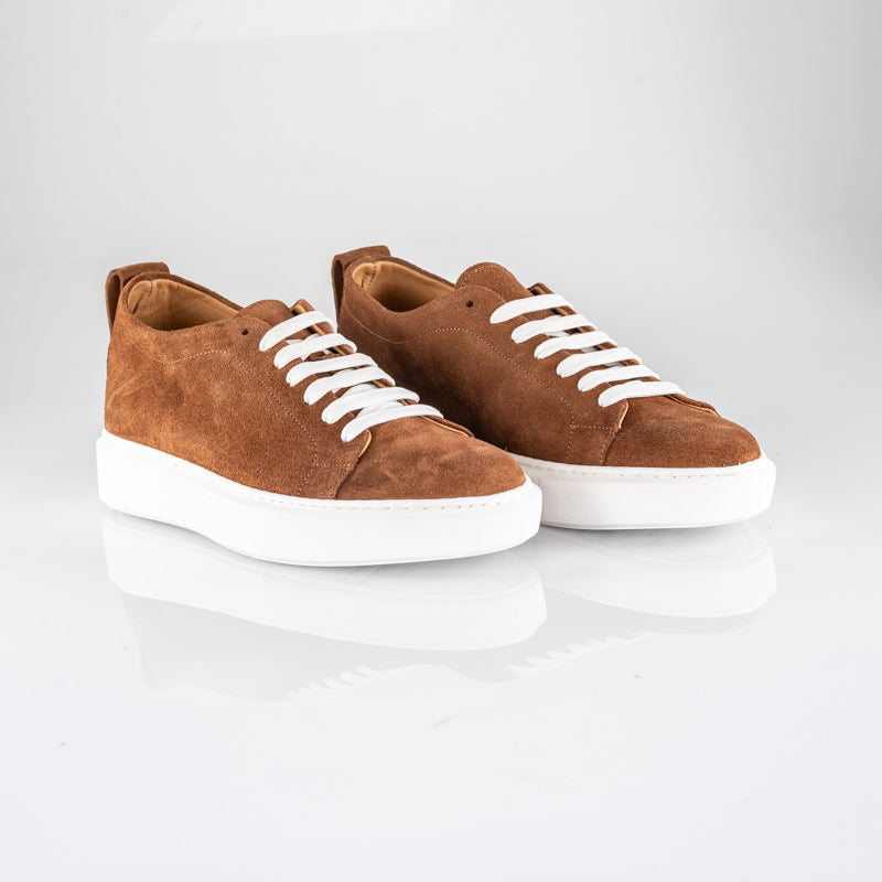 Camogli — 6 Cm Elevator Sneakers, Brown, Men's