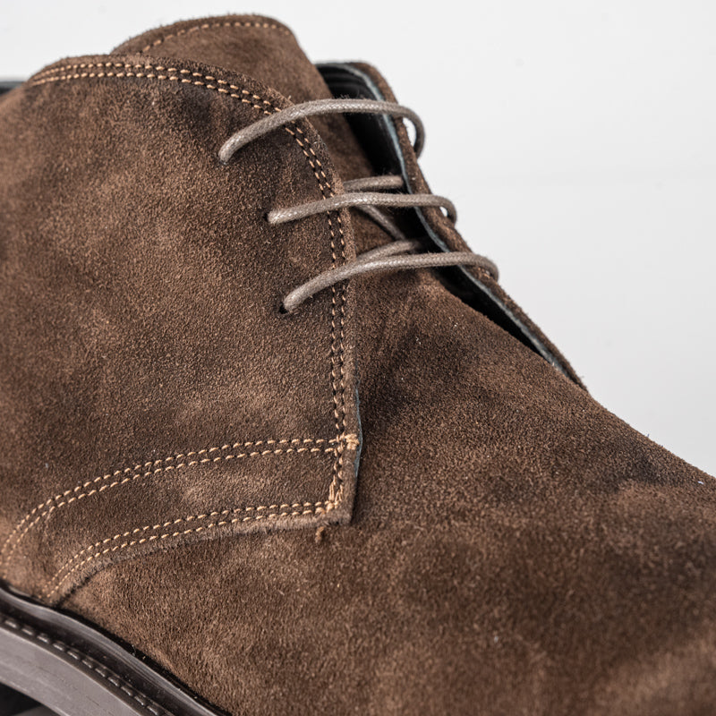Capri — 7 Cm Elevator Chukka Boots, Brown, Men's