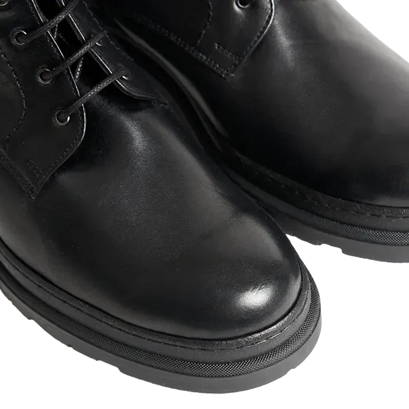 Morgex — 7 Cm Elevator Lace-Up Boots, Black, Men's