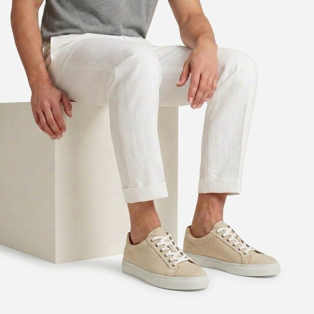Ritiely Elevator Sneakers Beige 7 Cm