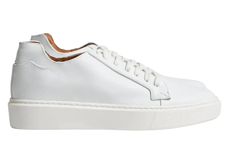 Bellagio — 6 Cm Elevator Sneakers, White, Men's