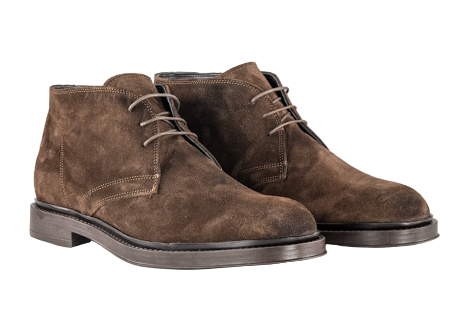 Capri — 7 Cm Elevator Chukka Boots, Brown, Men's