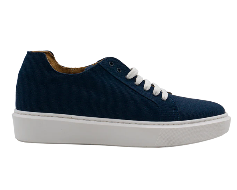 Amalfi — 6 Cm Elevator Sneakers, Blue, Men's