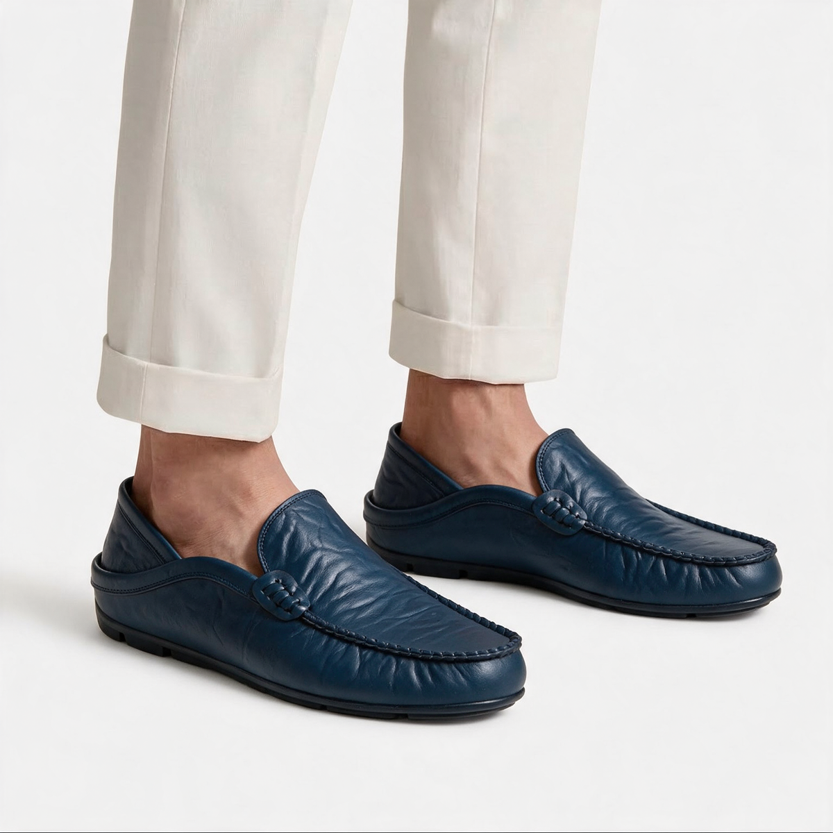 Ritiely Loafer Moccasin Blue