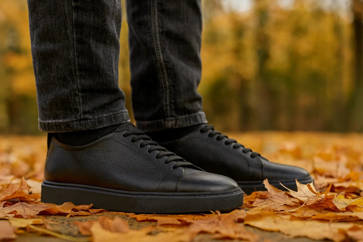 Ostuni — 6 Cm Elevator Sneakers, Black, Men's