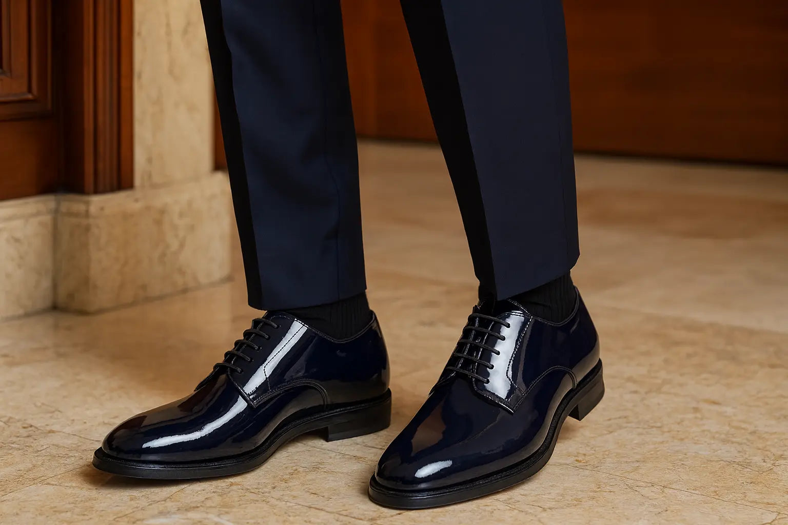 Incanto  — 7 Cm Elevator Dress Shoes, Blue, Men's