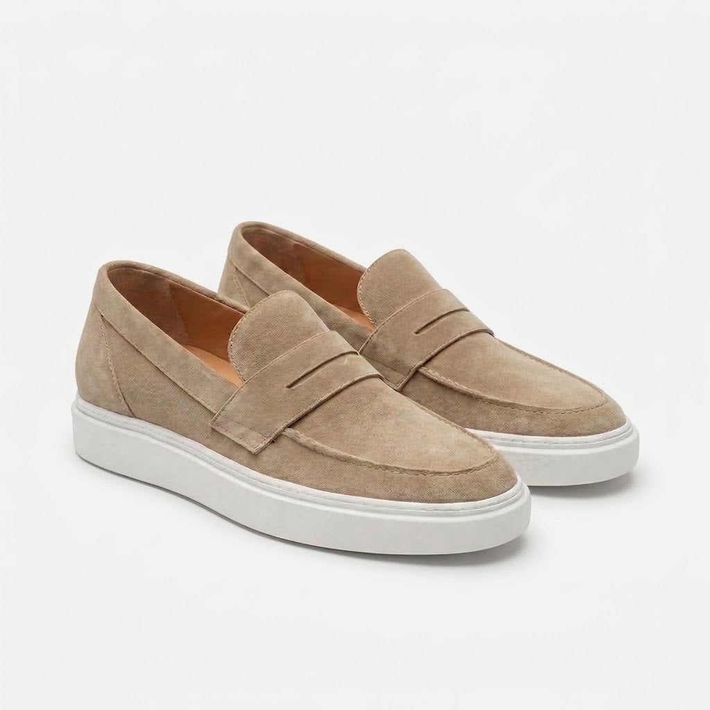 Ritiely Suede Loafers Beige 7 Cm