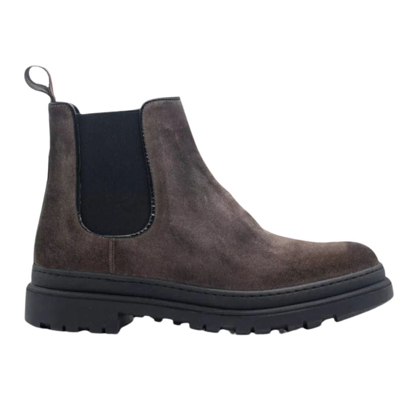 Bellavita — 7 Cm Elevator Chelsea Boots, Grey, Men's