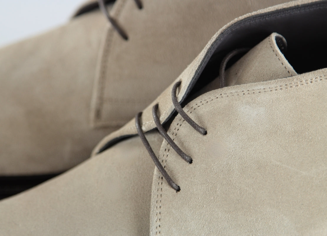 Capri — 7 Cm Elevator Chukka Boots, Beige, Men's