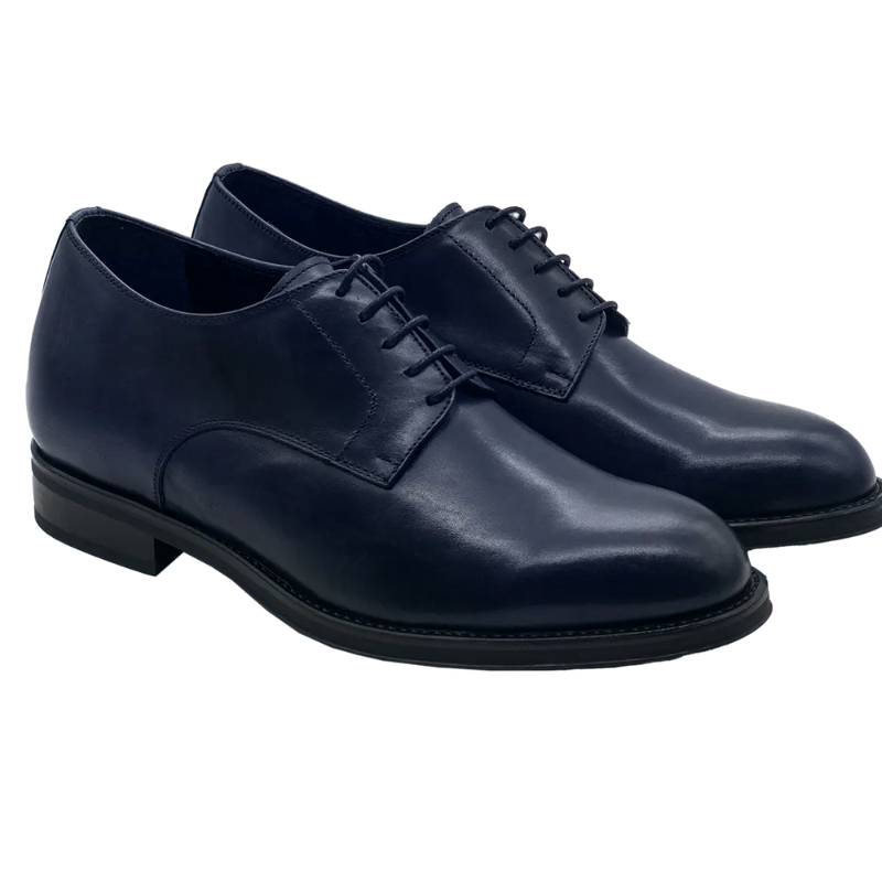 Portofino — 7 Cm Elevator Dress Shoes, Blue, Men's