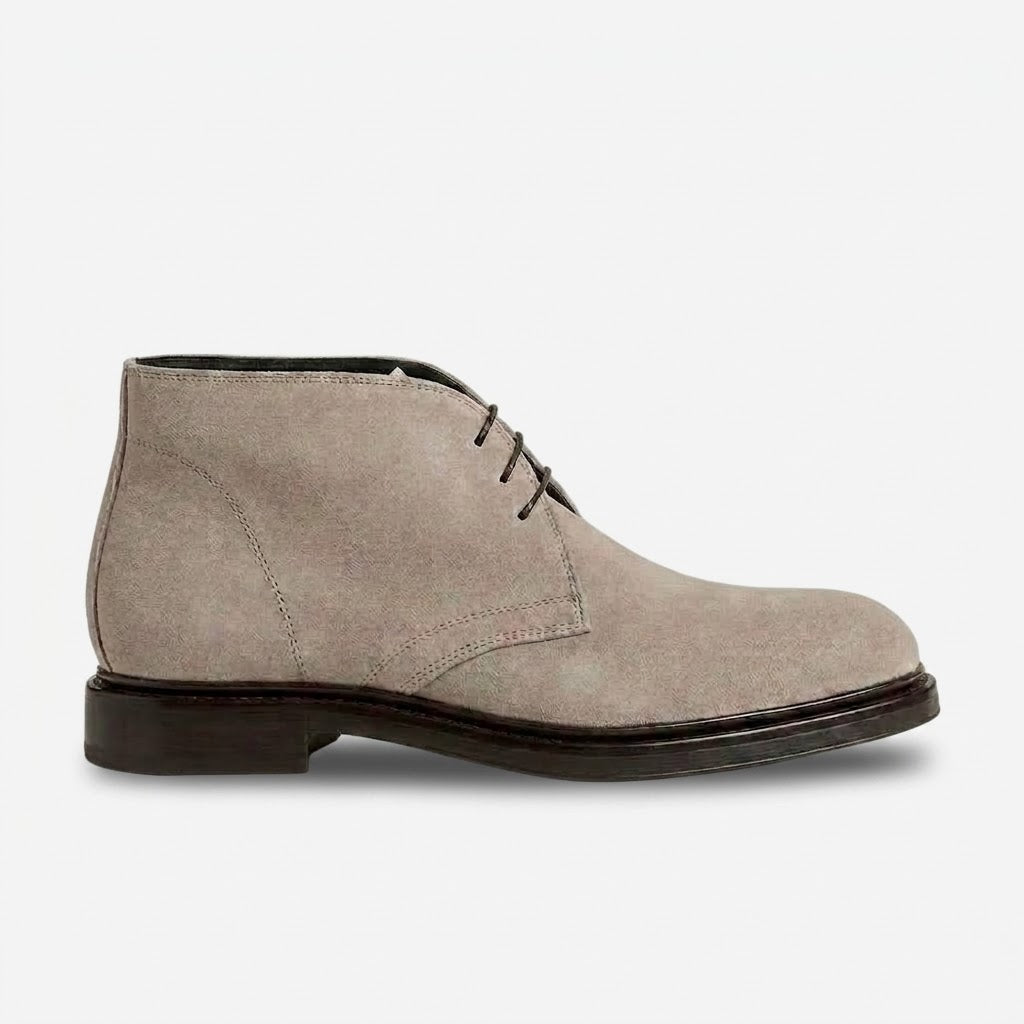 Ritiely Elevator Chukka Boots Beige 7 Cm