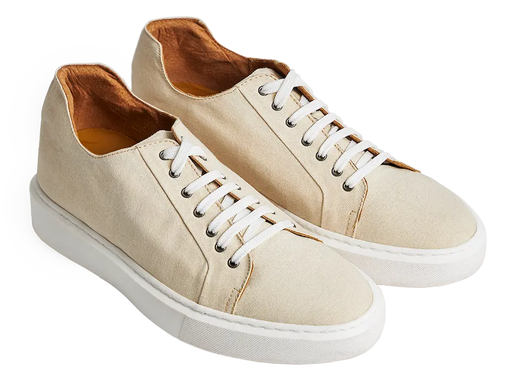 Bellagio — 6 Cm Elevator Sneakers, Beige, Men's