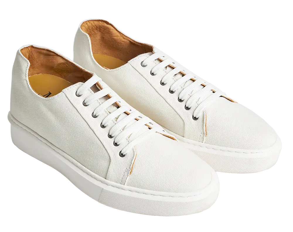 Amalfi — 6 Cm Elevator Sneakers, White, Men's