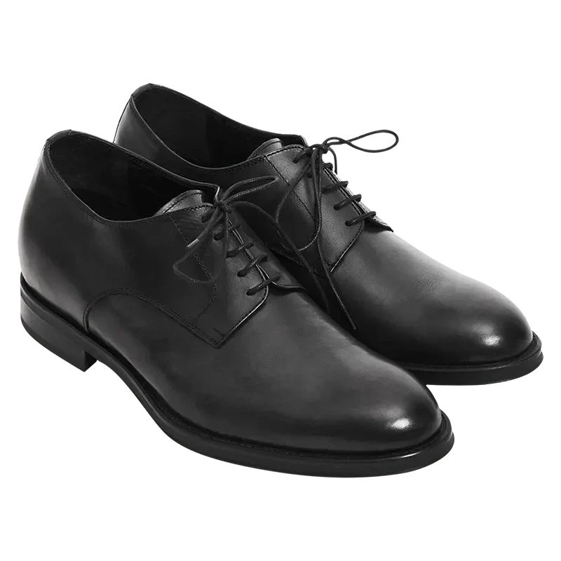 Portofino — 7 Cm Elevator Dress Shoes, Black, Men's