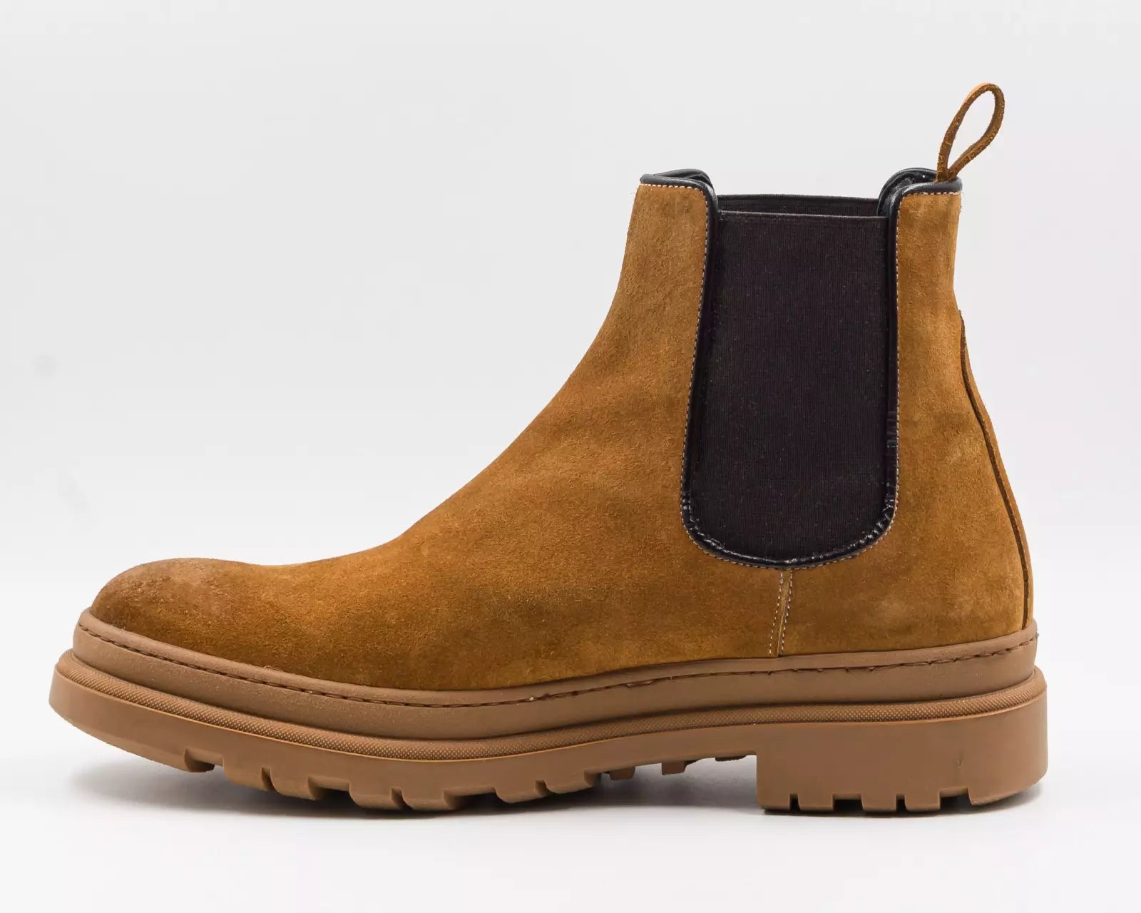 Vero  — 7 Cm Elevator Chelsea Boots, Camel, Men's