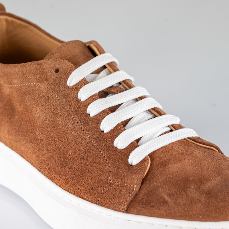 Camogli — 6 Cm Elevator Sneakers, Brown, Men's