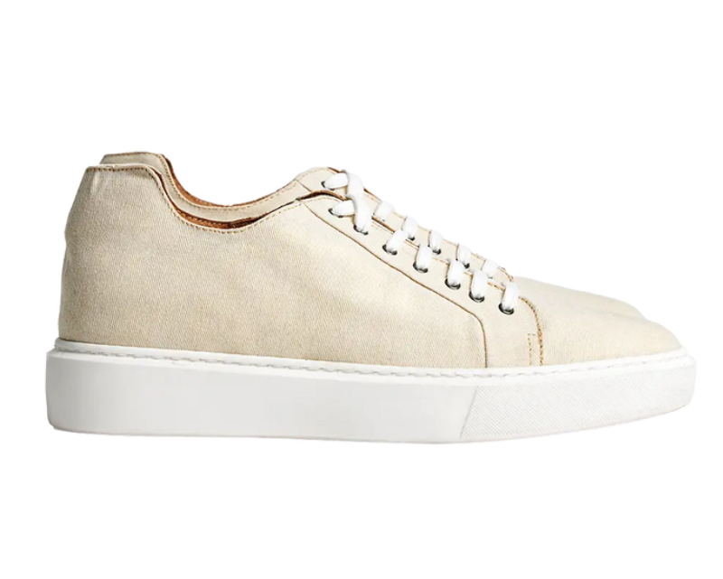 Bellagio — 6 Cm Elevator Sneakers, Beige, Men's