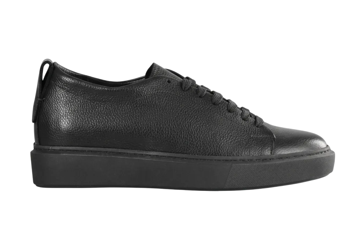 Ostuni — 6 Cm Elevator Sneakers, Black, Men's
