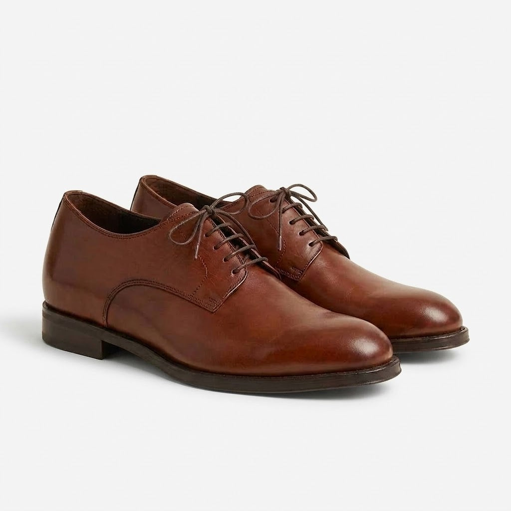 Ritiely Elevator Dress Shoes Brown 7 Cm