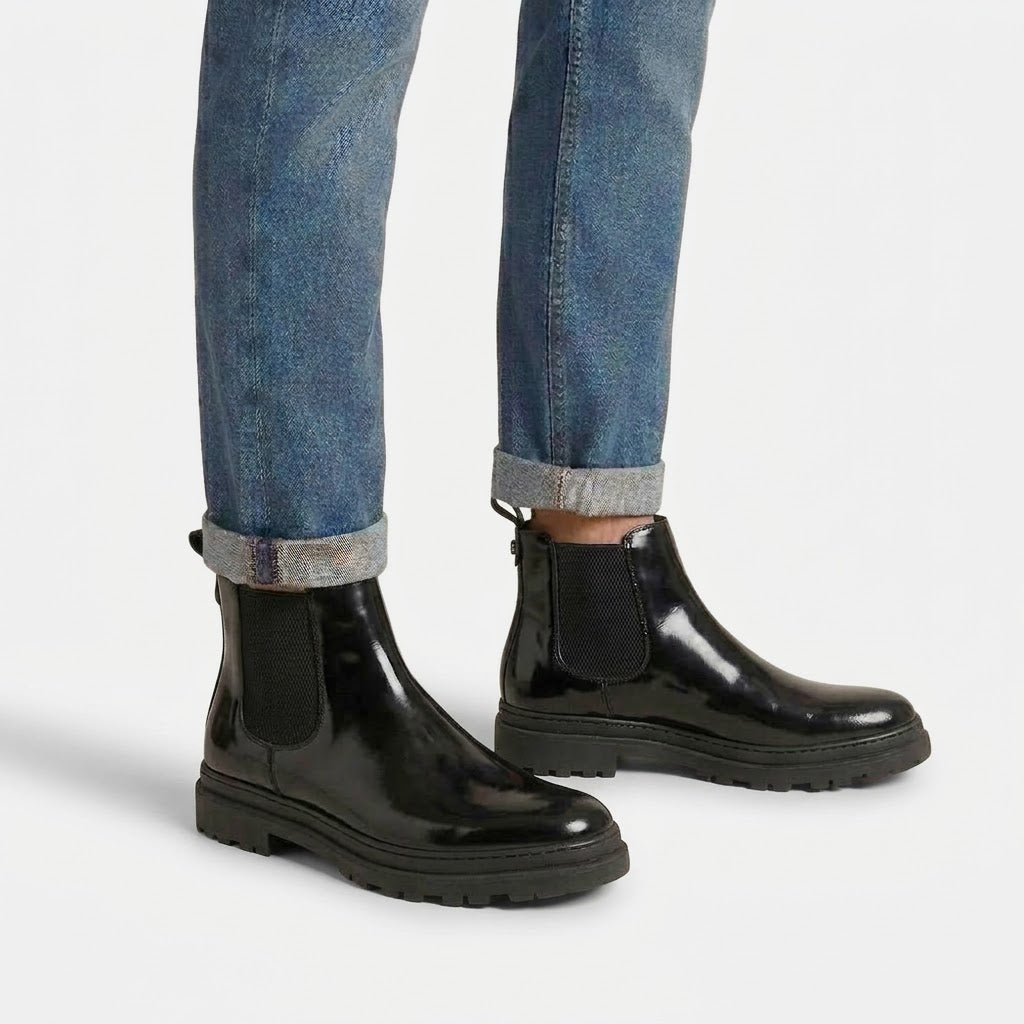 Ritiely Elevator Chelsea Boots Black 7 Cm