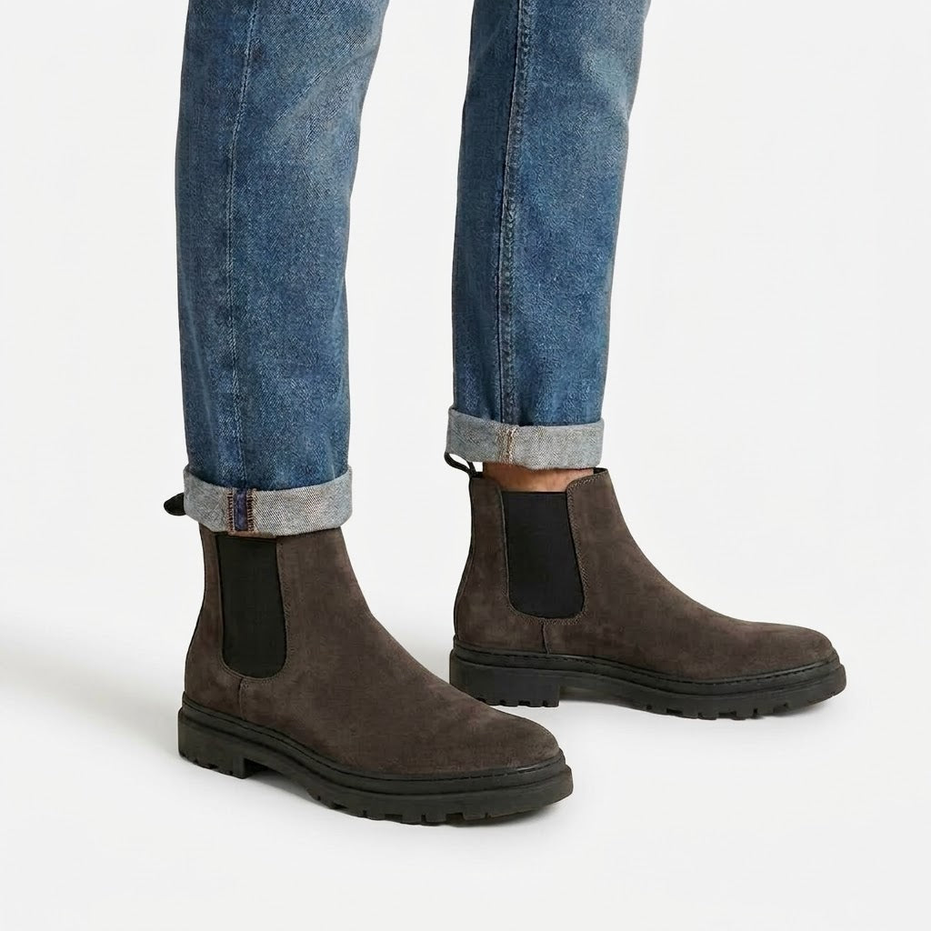 Ritiely Elevator Chelsea Boots Grey 7 Cm