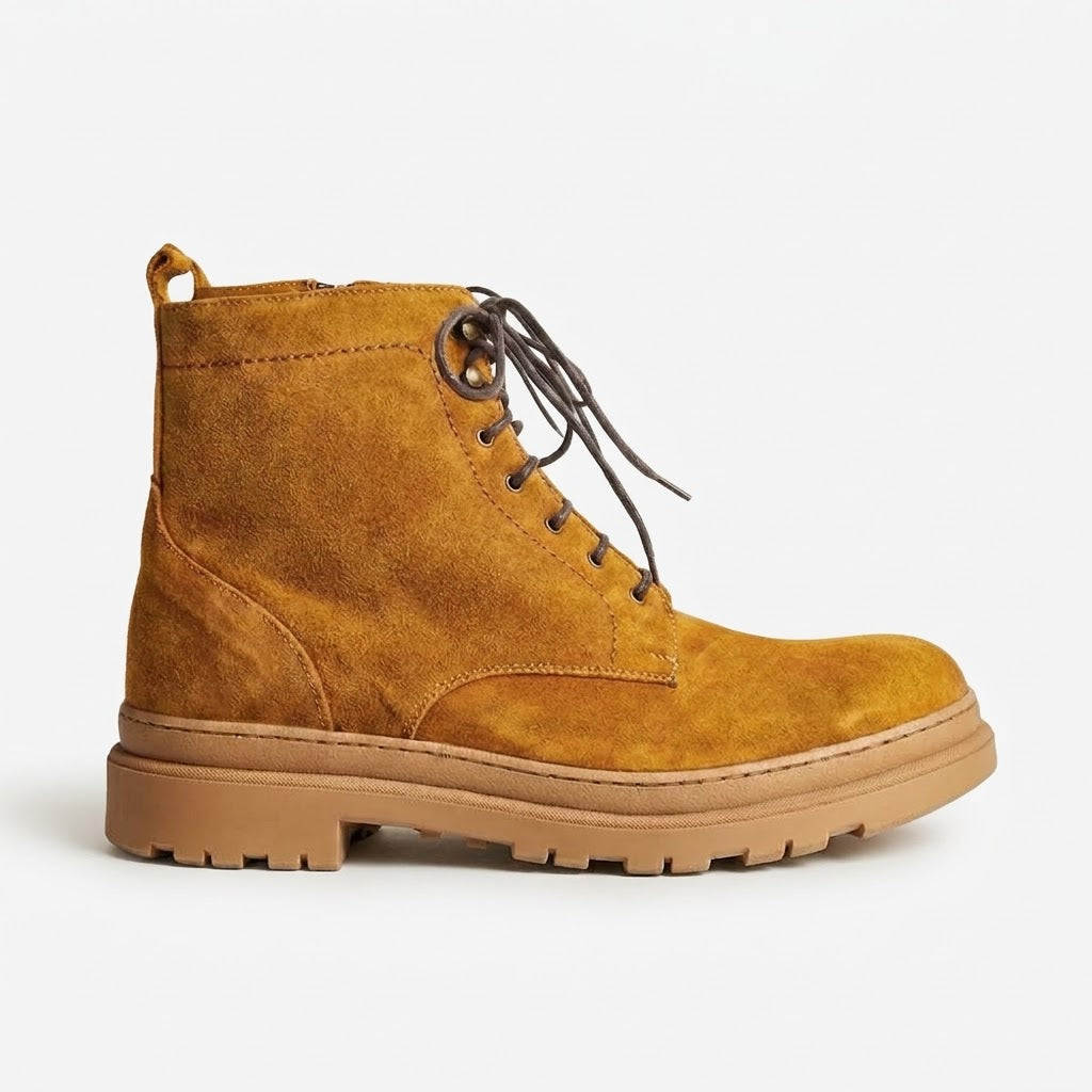 Ritiely Elevator Lace-Up Boots Camel 7 Cm