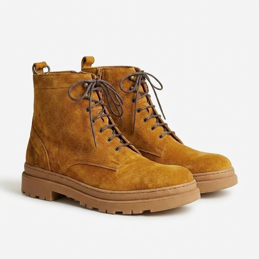 Ritiely Elevator Lace-Up Boots Camel 7 Cm