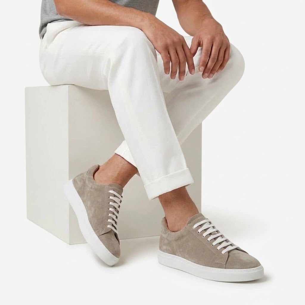 Ritiely Elevator Sneakers Taupe 7 Cm