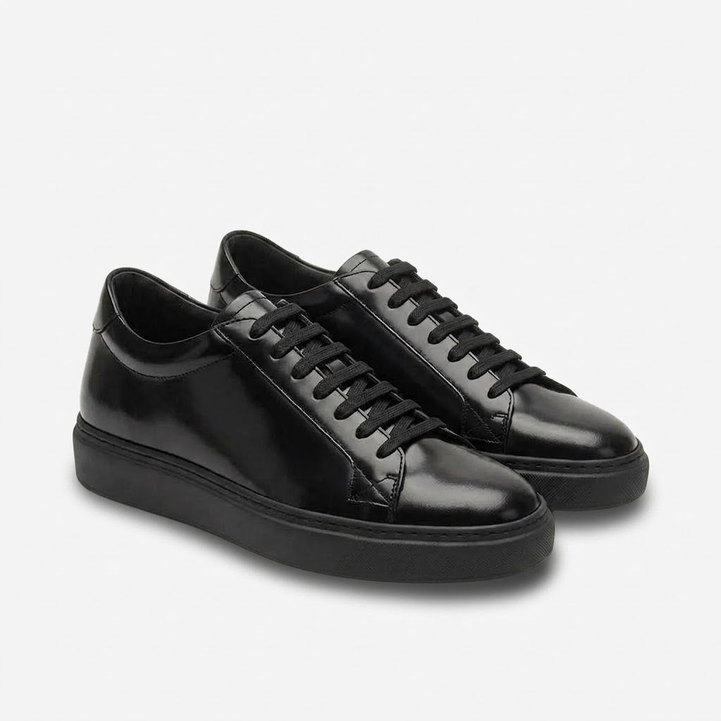Ritiely Elevator Sneakers Polished Black 7 Cm