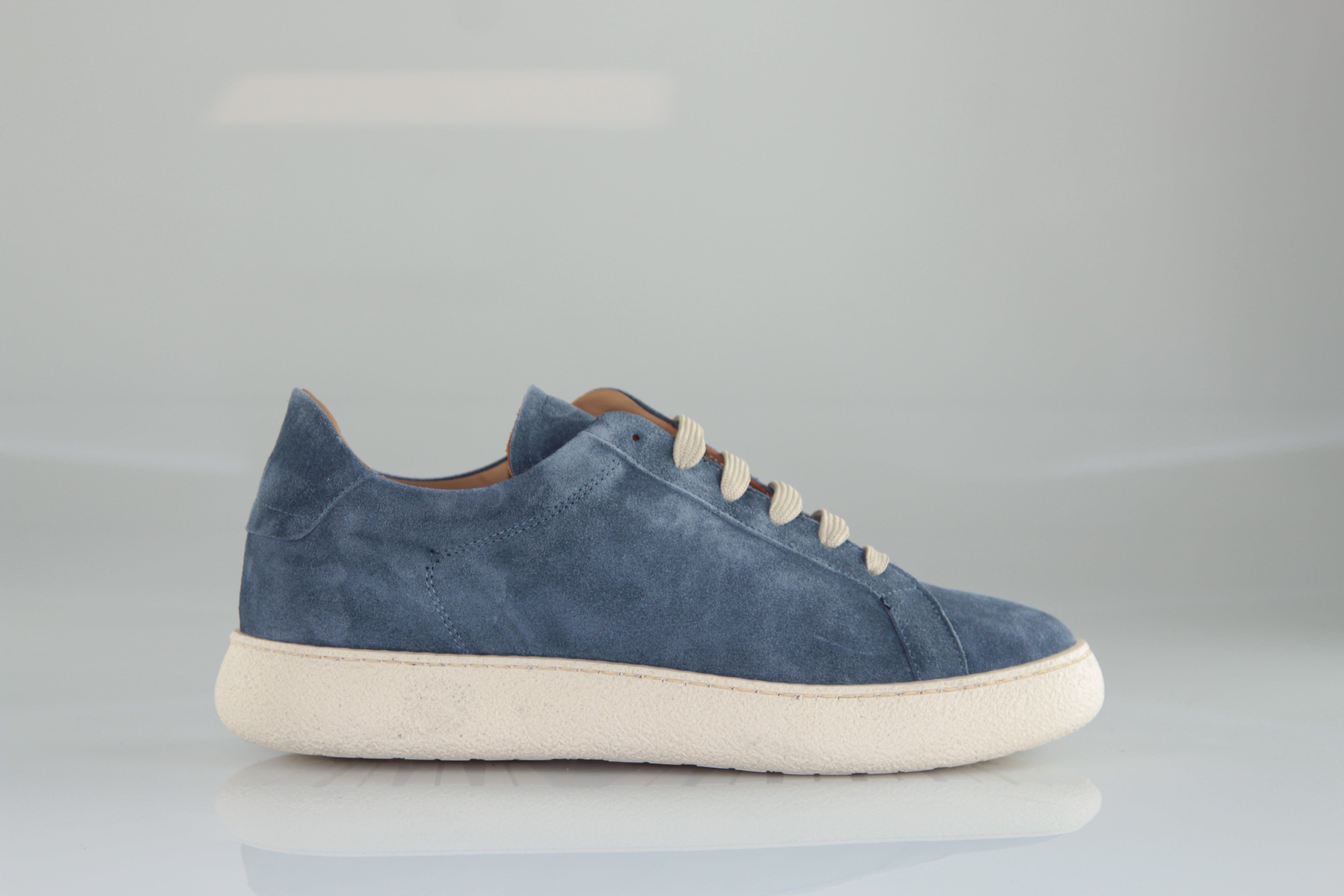 Firenze — 6 Cm Elevator Sneakers, Sky Blue, Men's