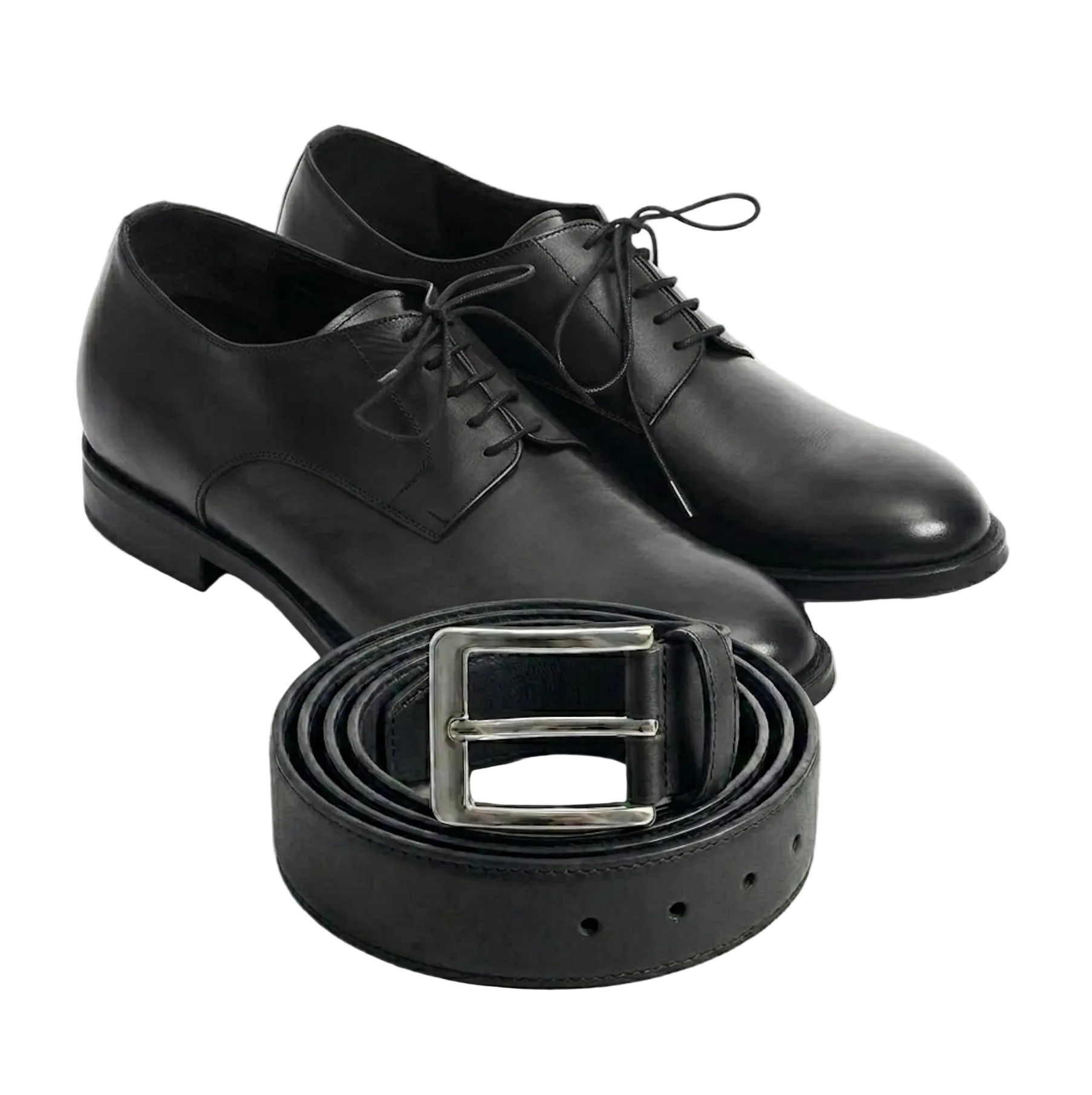 Portofino — 7 Cm Elevator Dress Shoes, Black, Men's