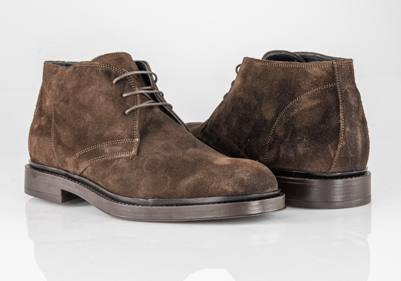 Capri  — 7 Cm Elevator Chukka Boots, Brown, Men's