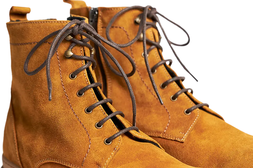 Campiglio — 7 Cm Elevator Lace-Up Boots, Camel, Men's