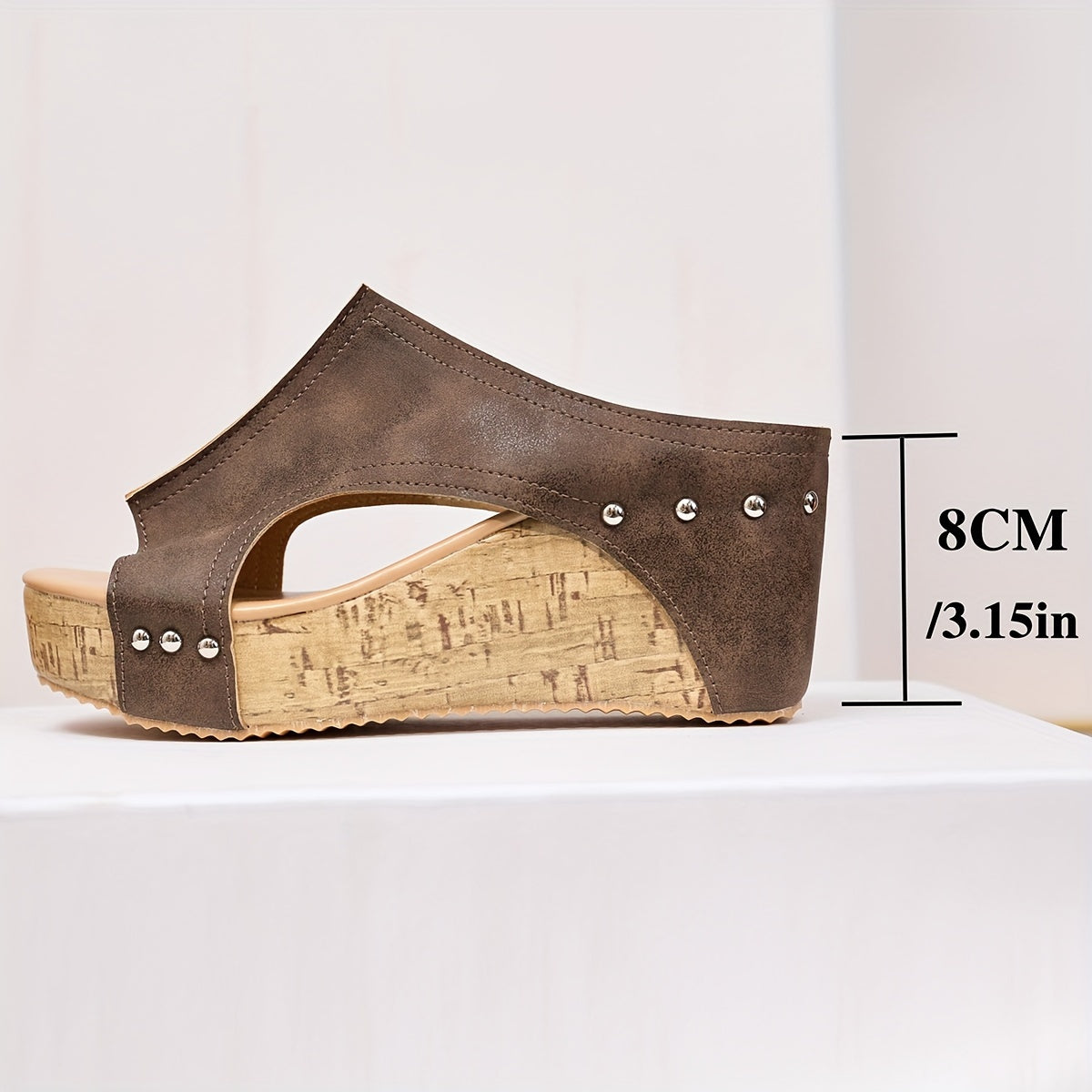 Napoli | Leather Wedge Sandal